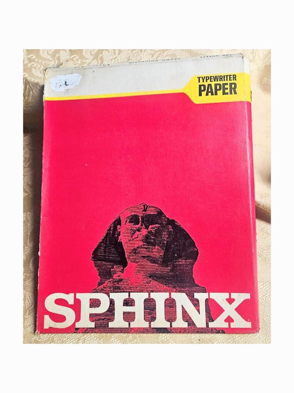 Sphinx Typewriter Paper Saxon Onionskin 100 Sheets 8# Vintage Onion Skin NOS